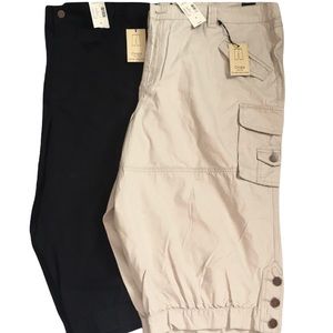 Lane Bryant Venezia Crops TWO PAIR size 26 NWT